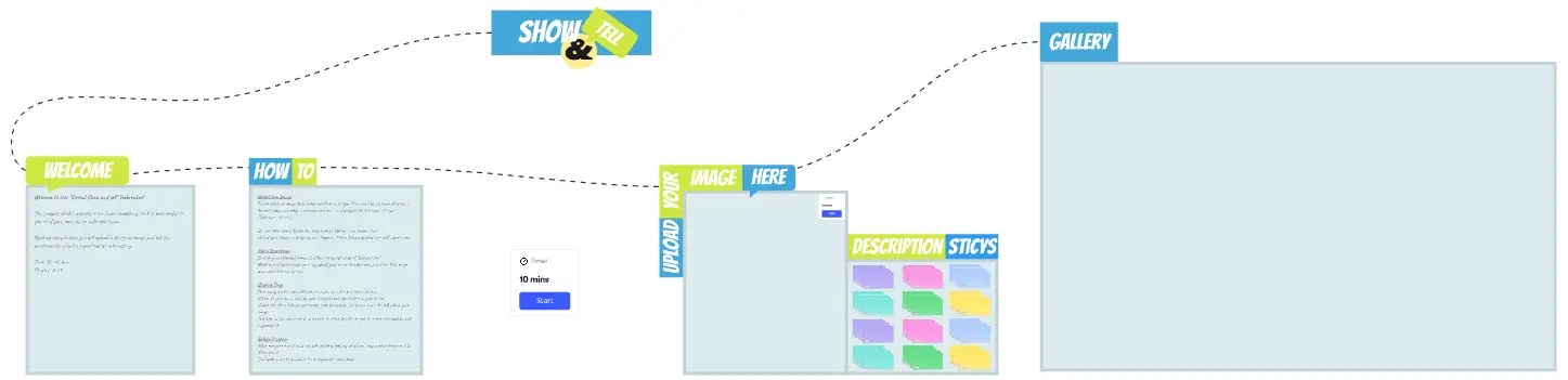 Template cover of Virtual Show and Tell Team Icebreaker