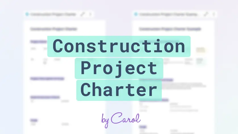 Charte de projet de construction