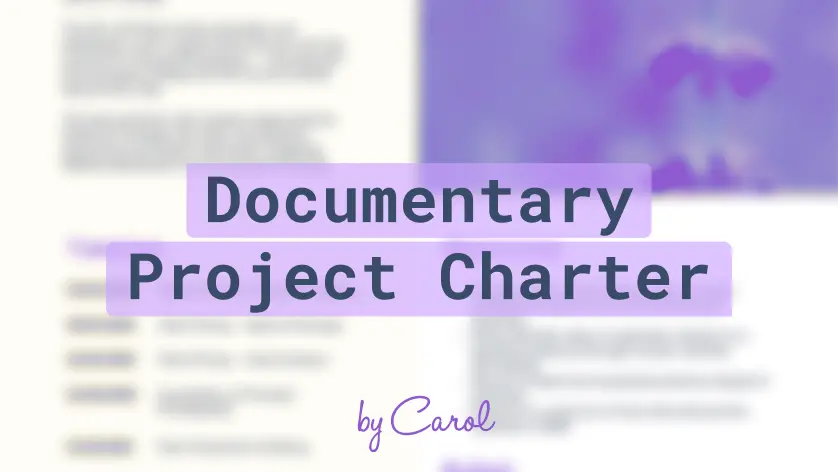 Documentary Project Charter