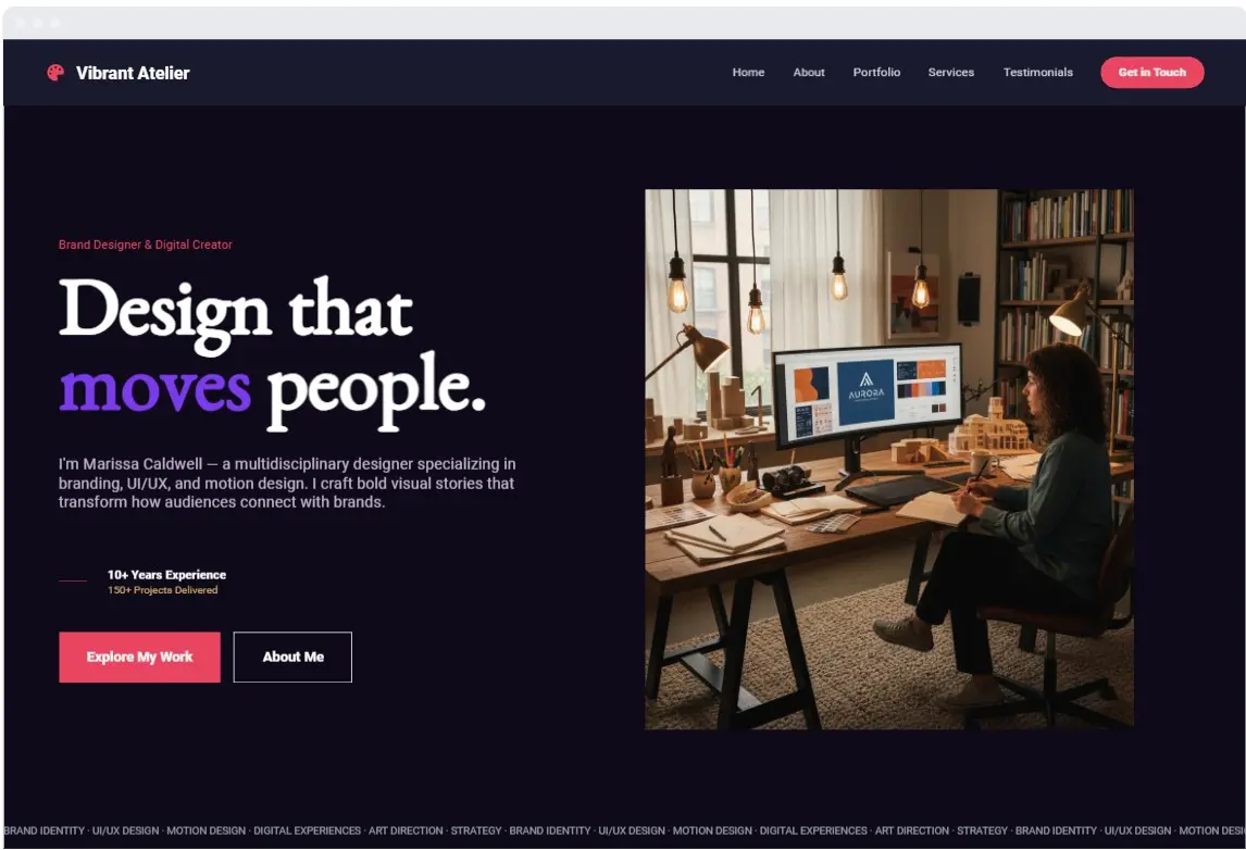 Designer Portfolio Website