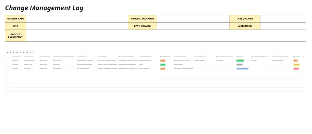 チェンジマネジメントログ