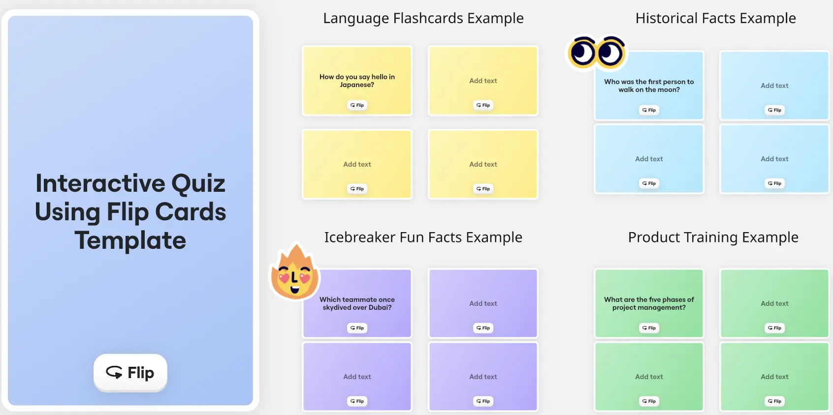 Template cover of Interactive Quiz Using Flip Cards