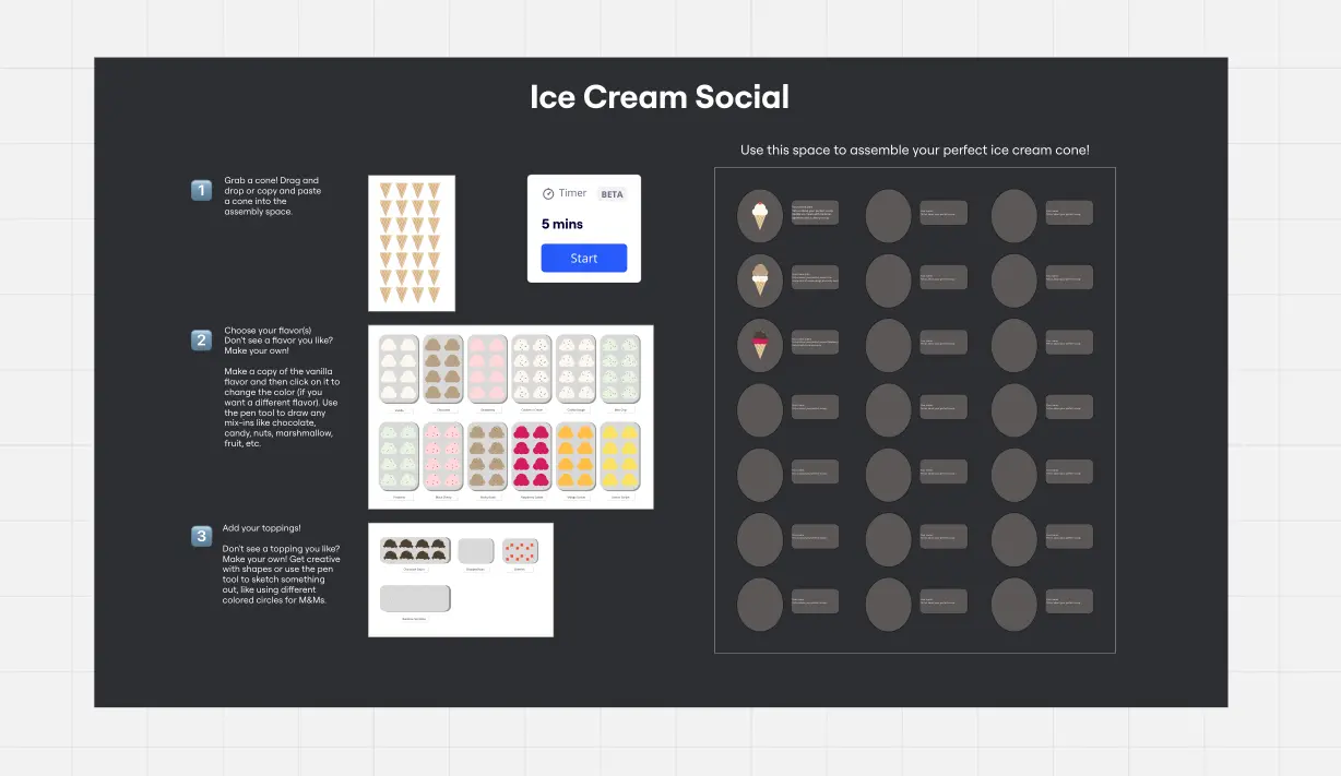 Template cover of Ice Cream Social