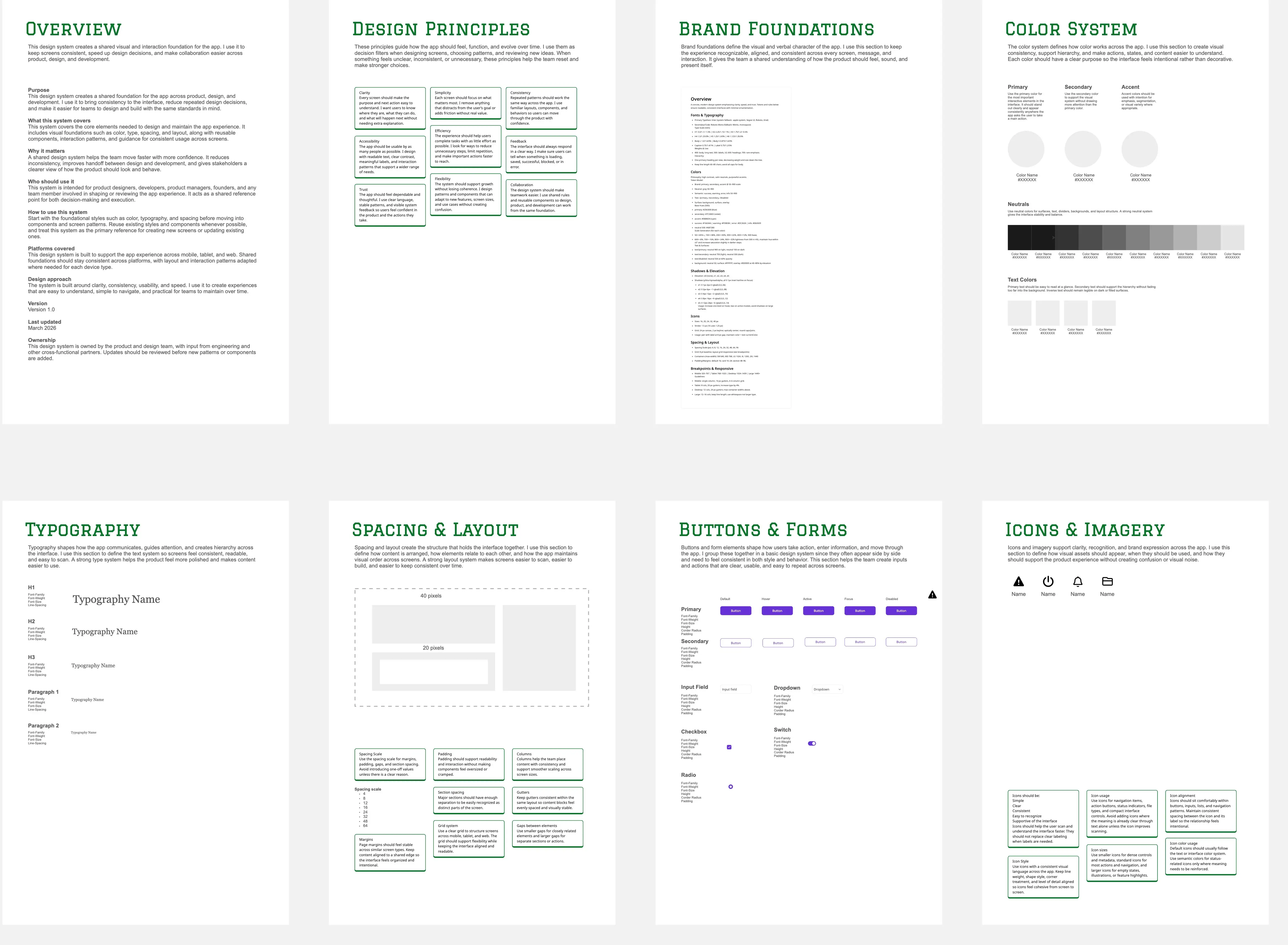 Wireframes Design System