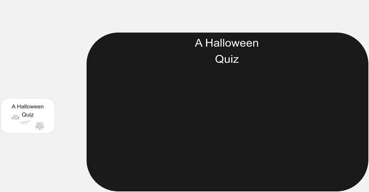 Template cover of A Halloween Quiz