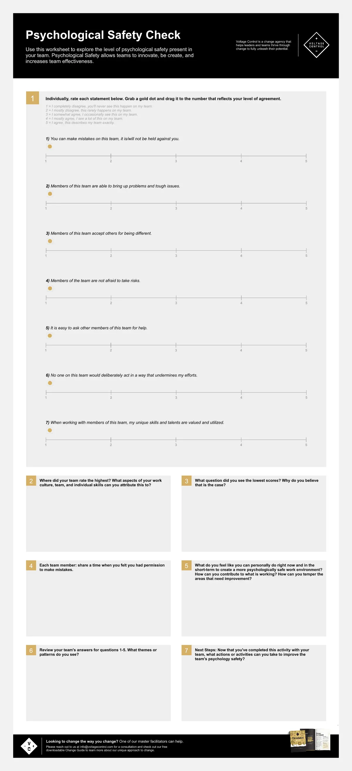 Template cover of Psychological Safety Check