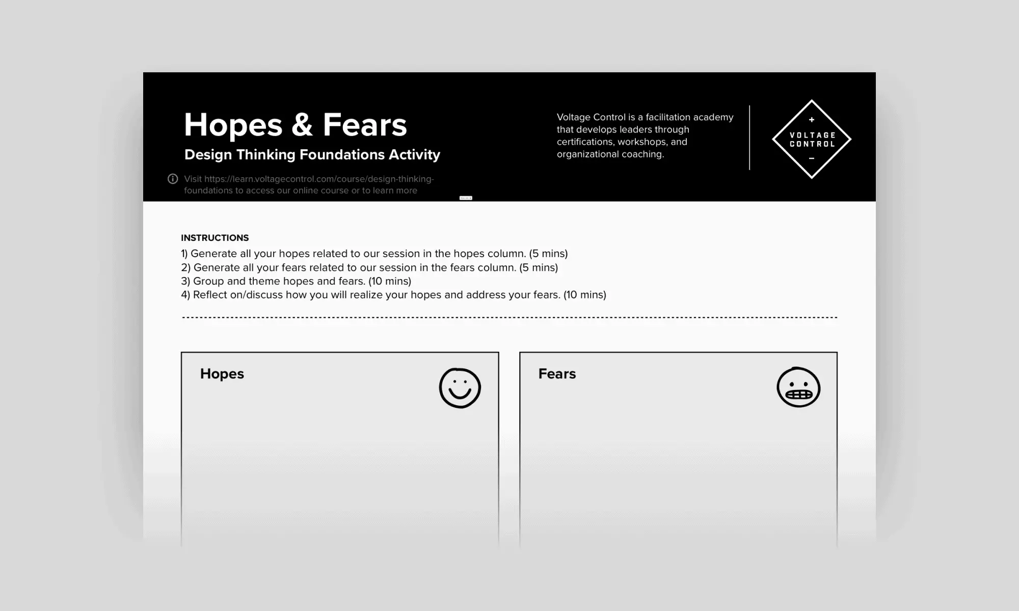 Template cover of Design Thinking: Hopes & Fears