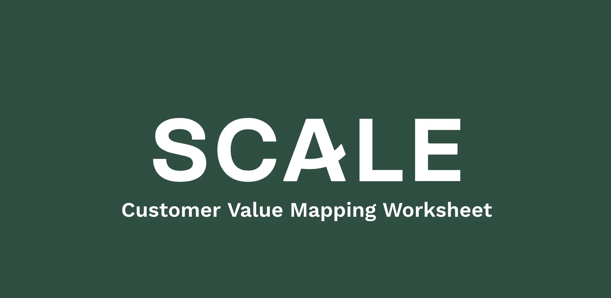 Template cover of Tool and Example Customer Value Map