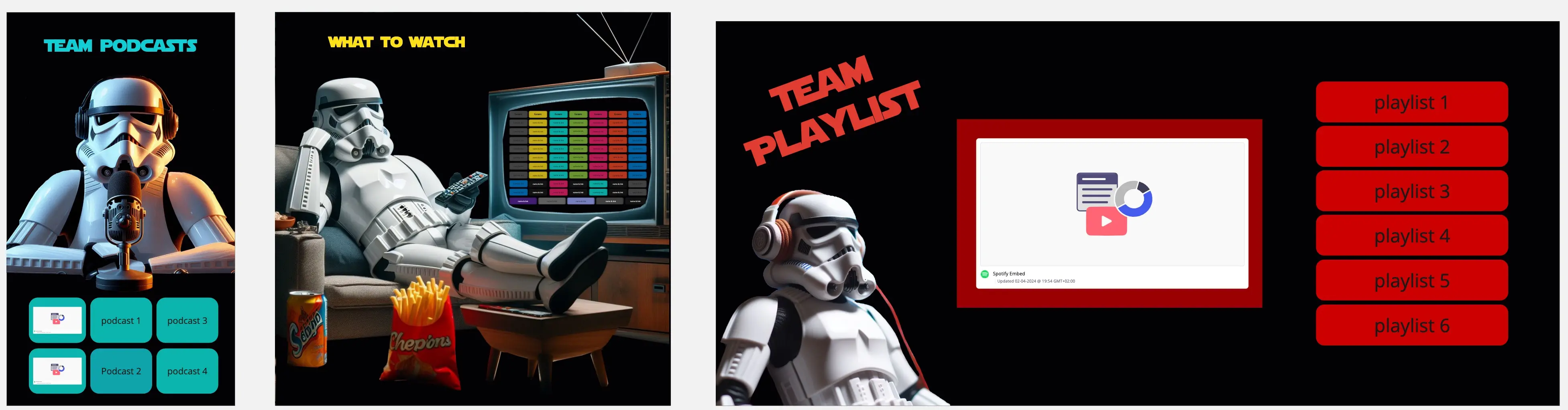 Template cover of BB - Team Media - Star Wars Theme