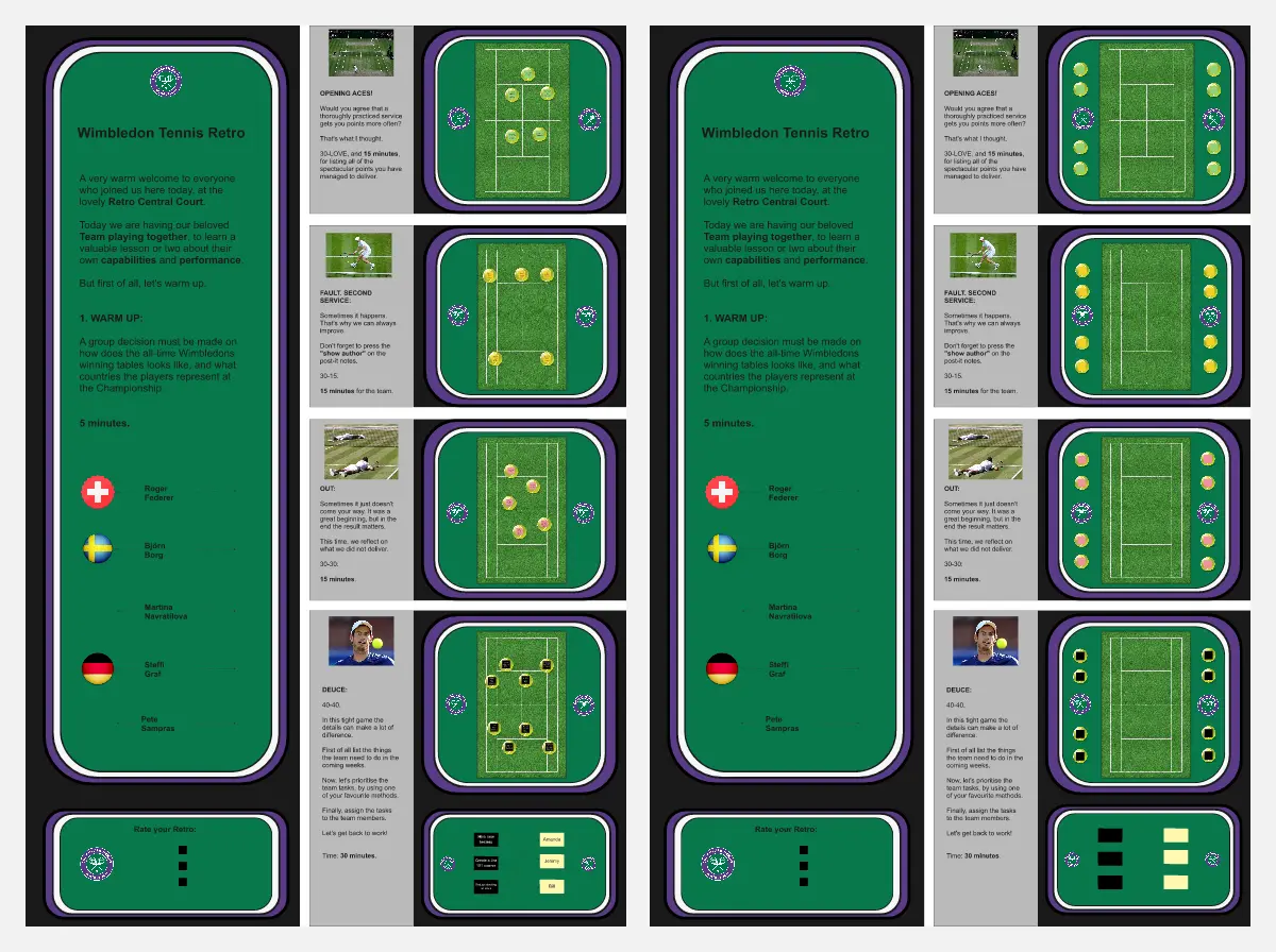Template cover of Wimbledon Tennis Retrospective 