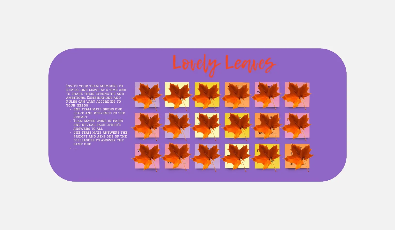 Template cover of Lovely Leaves