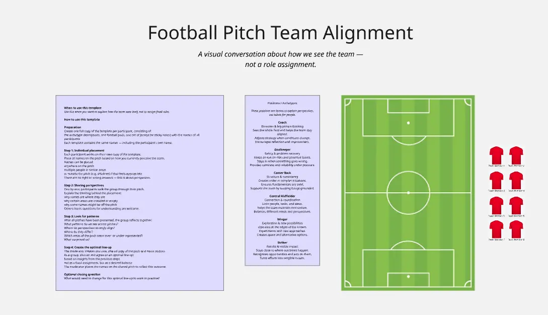 Football Pitch Team Alignment