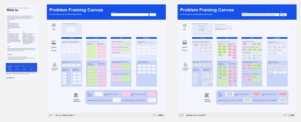 Template cover of Problem Framing Canvas 