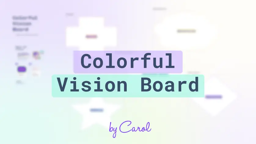 Colorful Vision Board