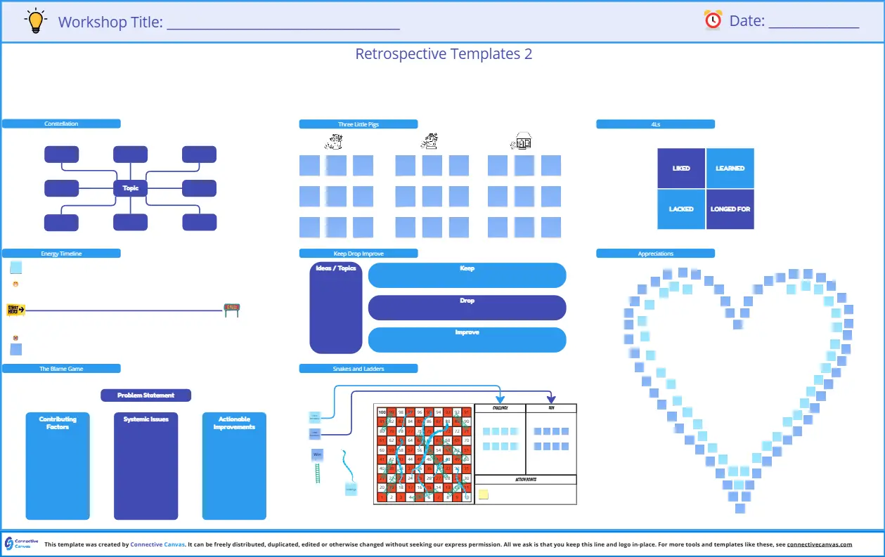 Template cover of Workshop Retrospective Template