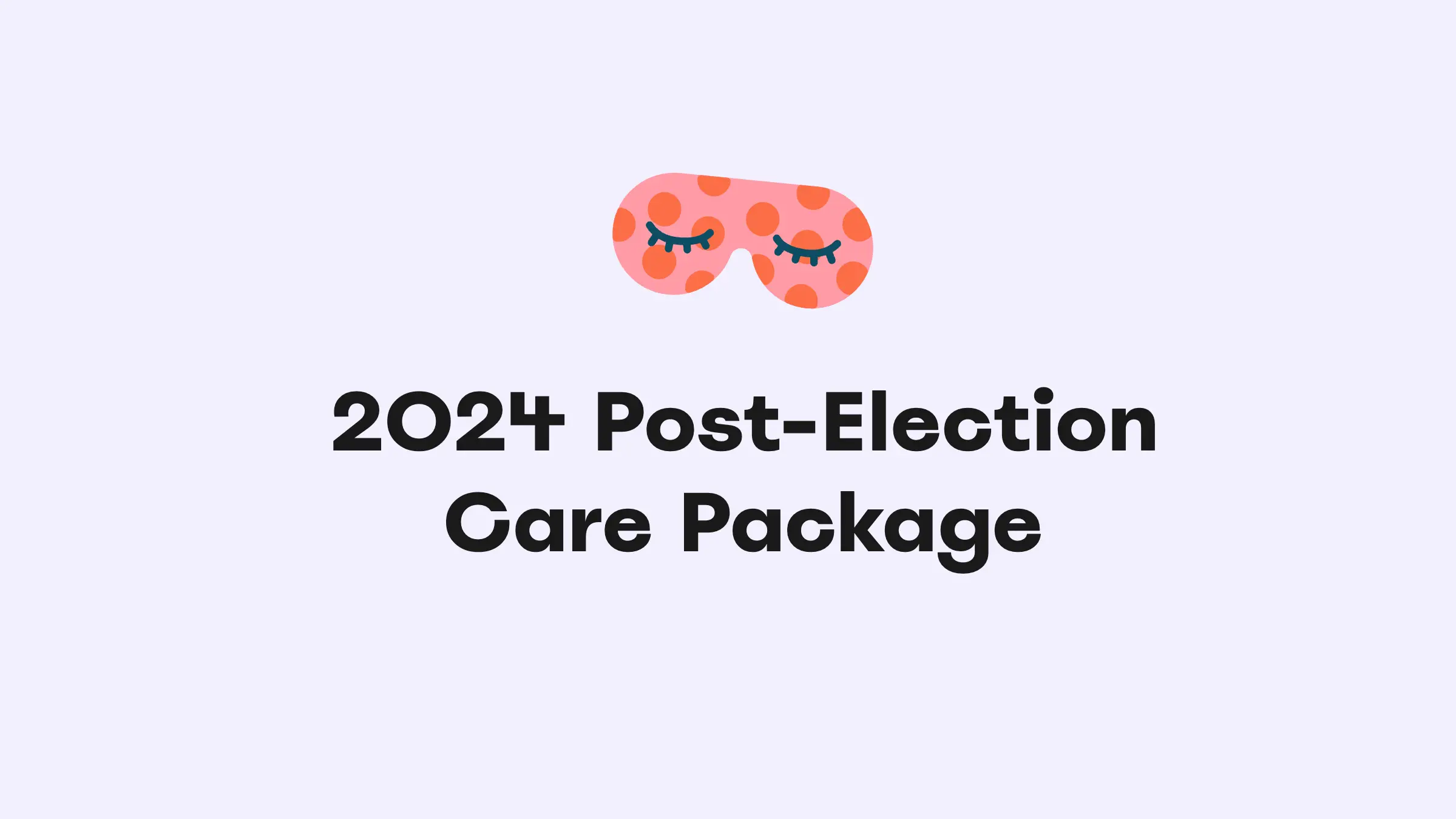 Template cover of 2024 Post-Election Care Package