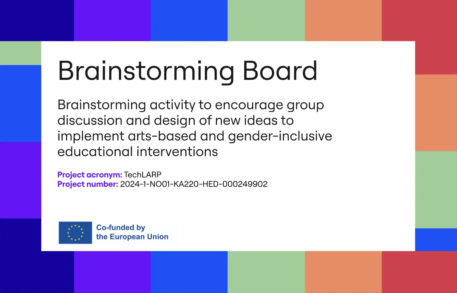 Template cover of Brainstorming Board - TechLARP