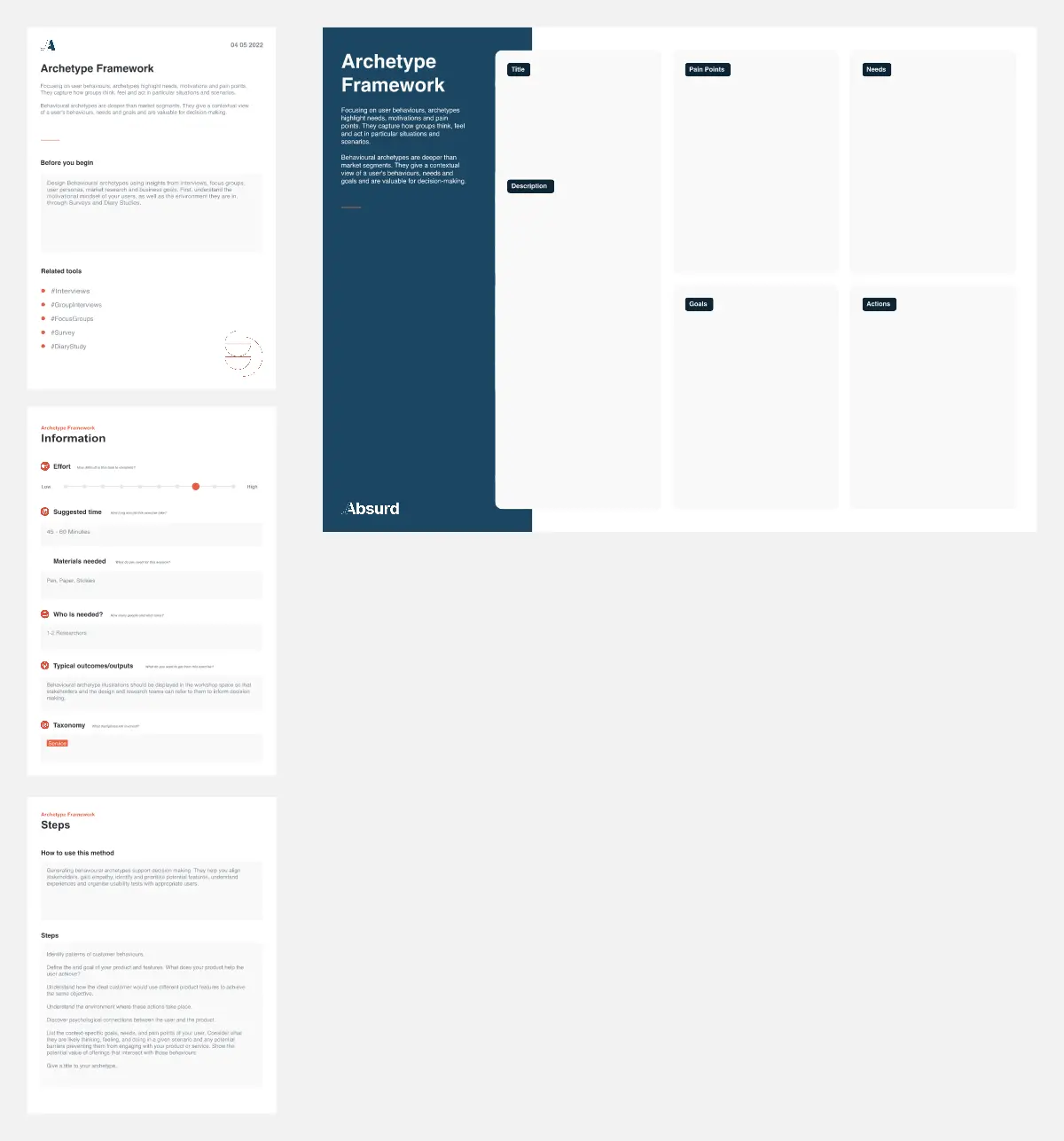 Template cover of Archetype Framework [Research]