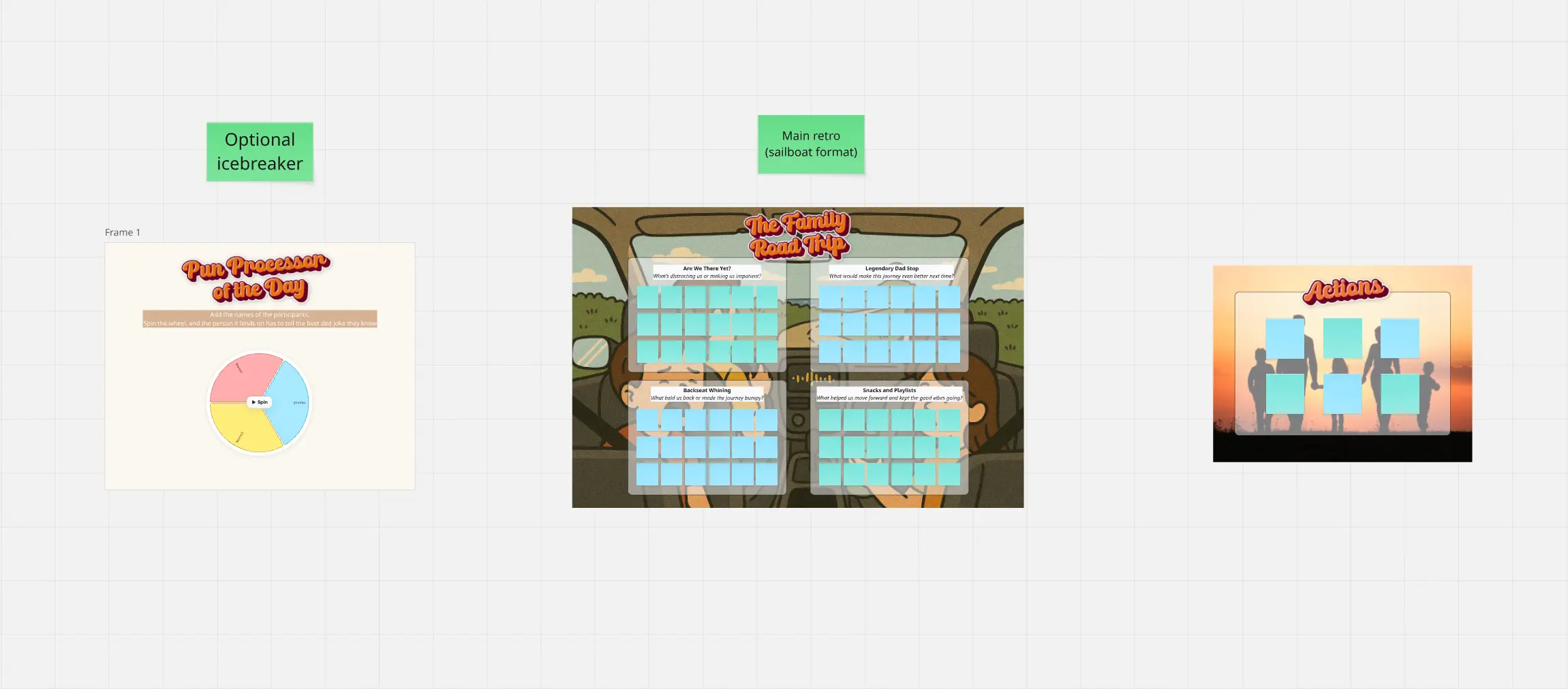 Template cover of Dad Jokes Icebreaker and Retro