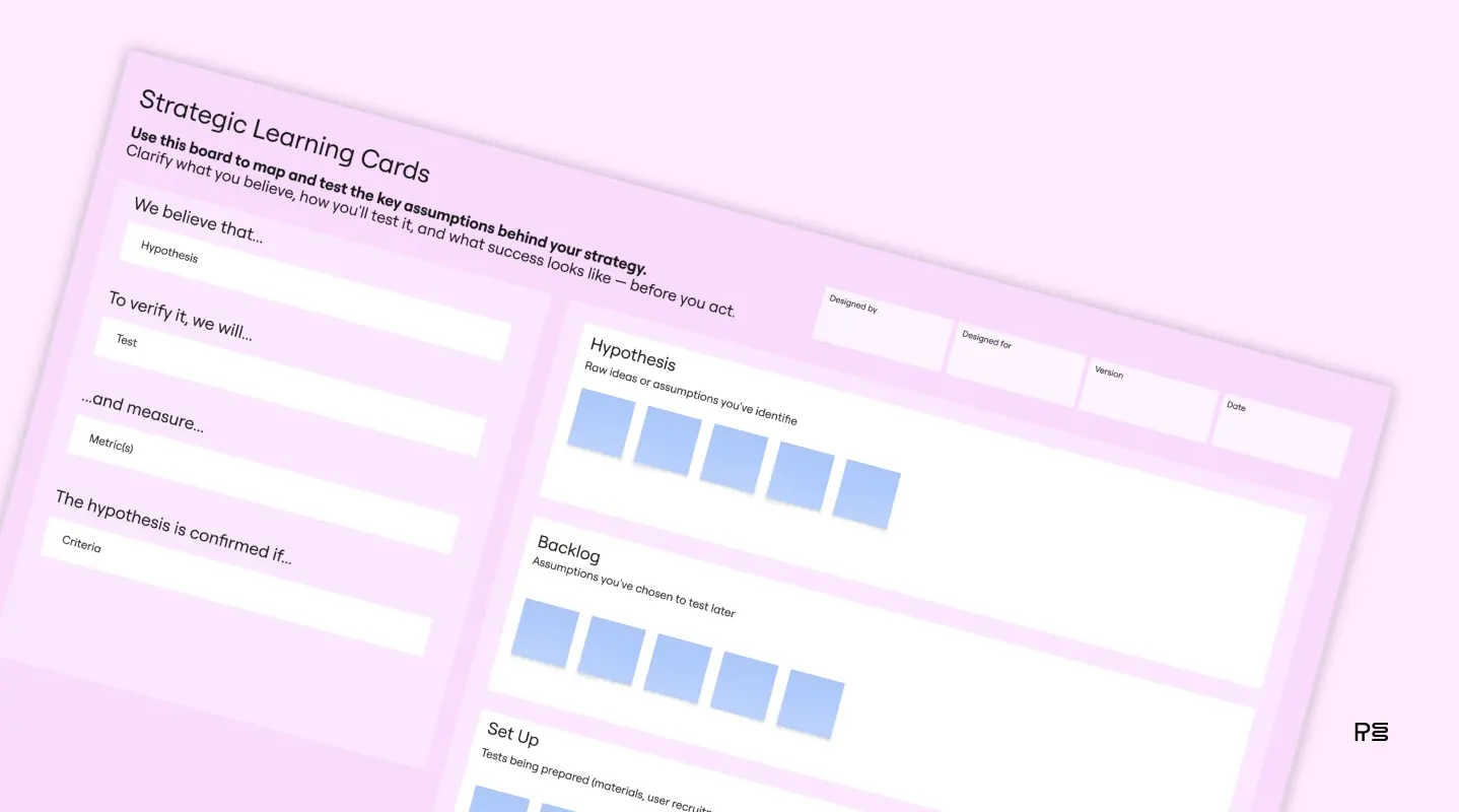 Template cover of Strategic Learning Cards