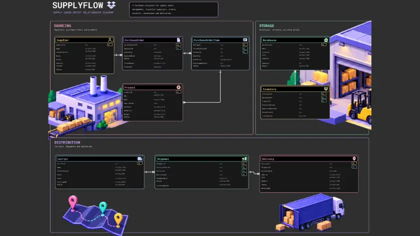 Supply Flow ERD