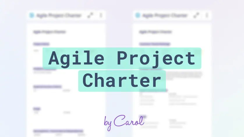 Charte de projet agile
