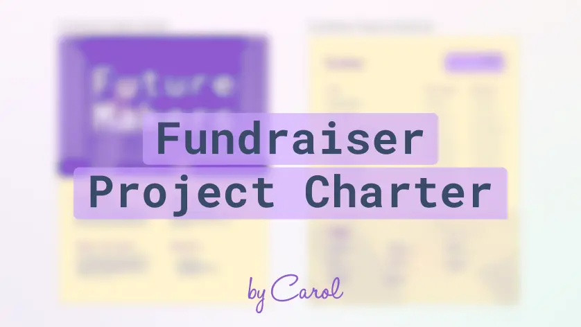 Fundraiser Project Charter