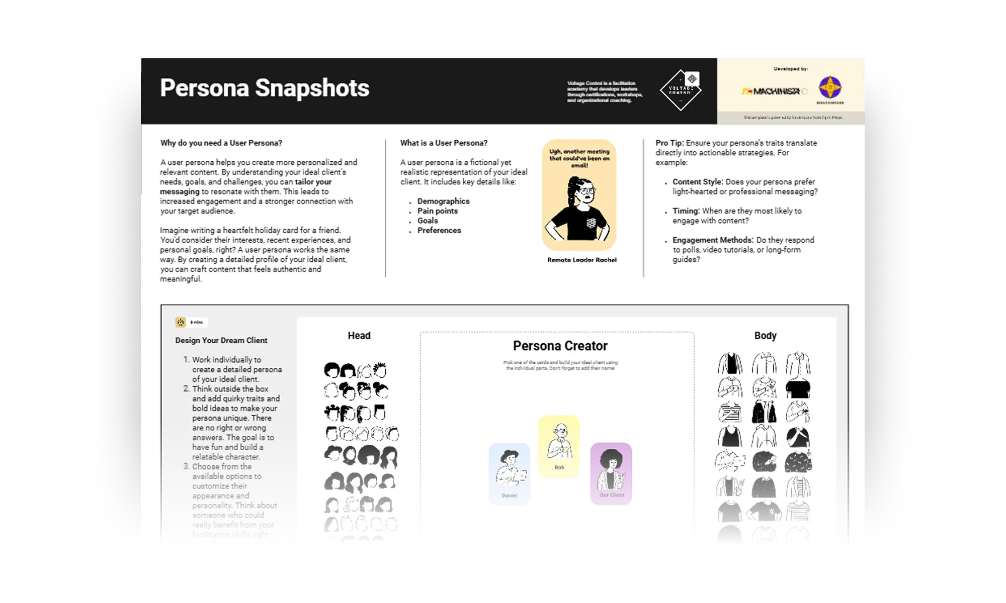 Template cover of Persona Snapshots