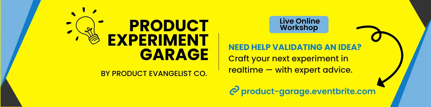 Template cover of Product Experiment Garage Share