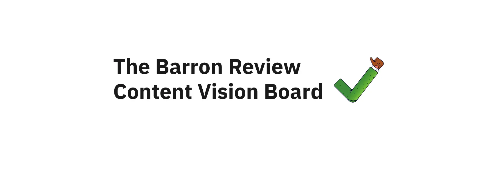 Template cover of Content Vision Board
