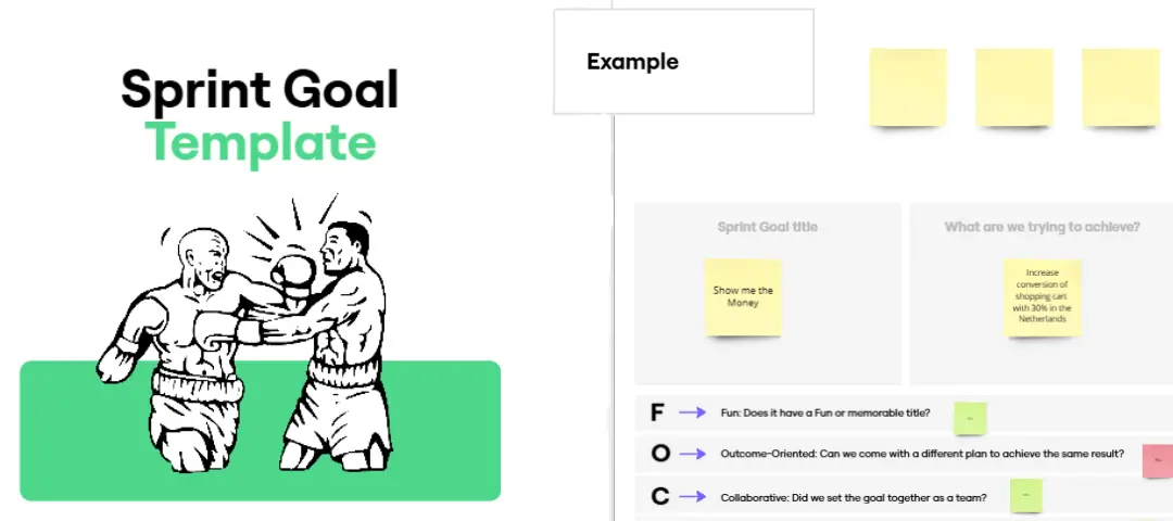 Template cover of Sprint Goal