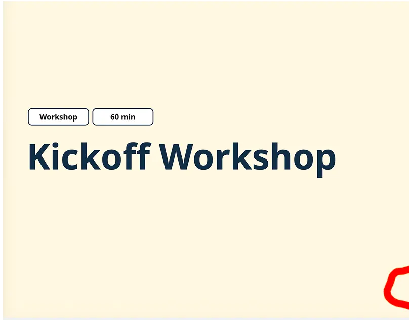 Kickoff-Workshop