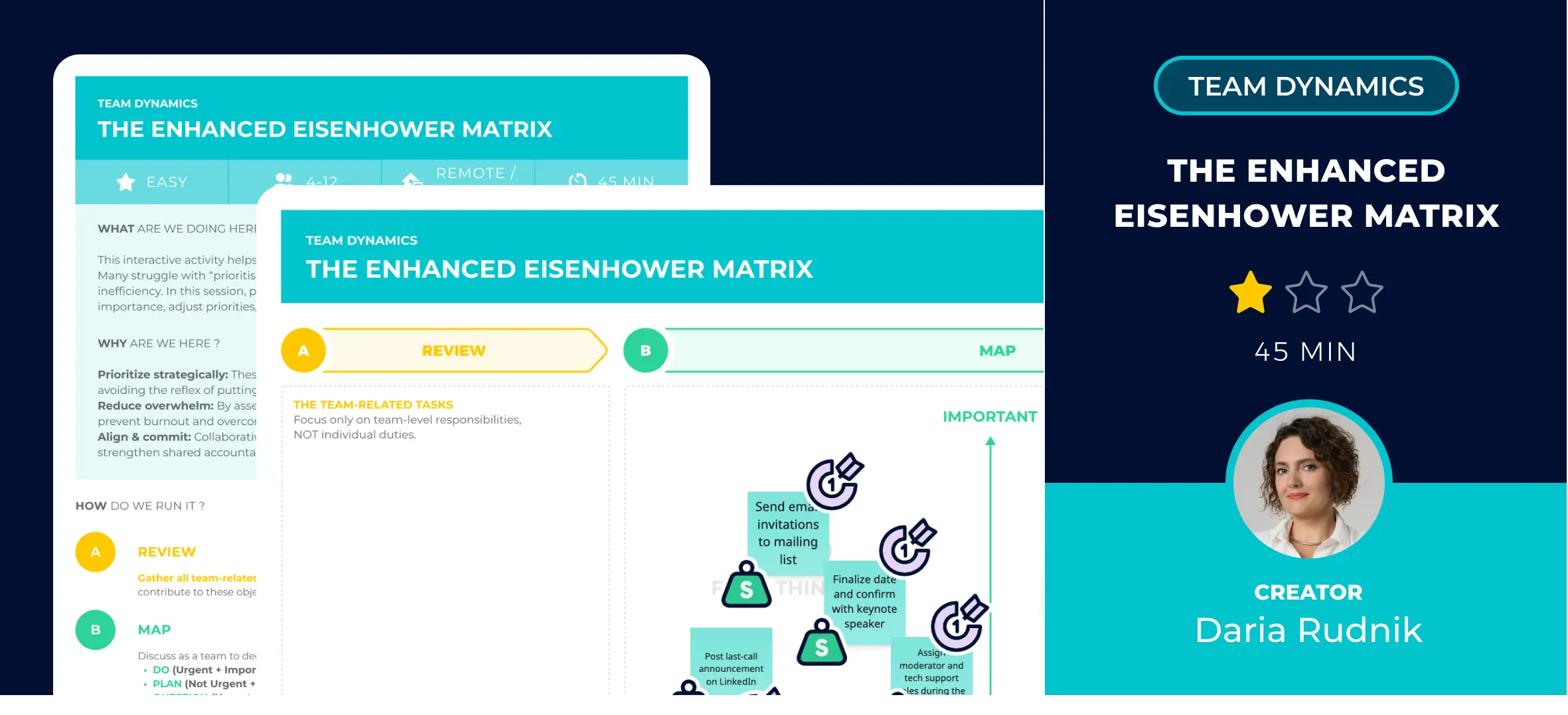 Template cover of 🃏 The Enhanced Eisenhower Matrix