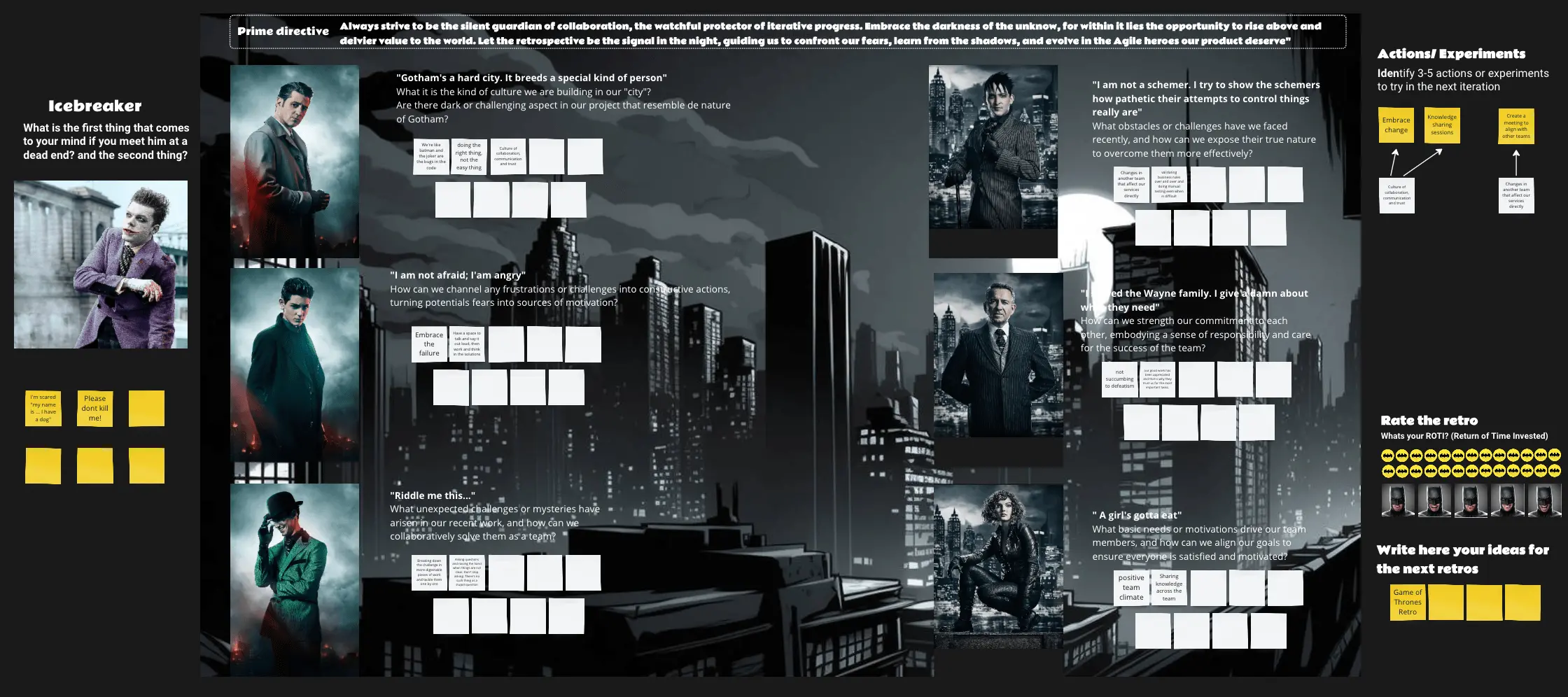 Template cover of Gotham Retrospective