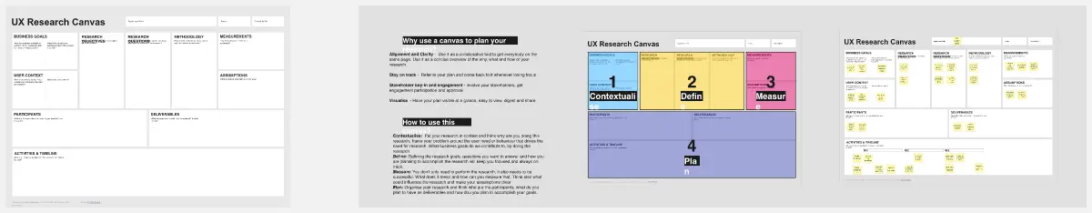 Template cover of UX Research Canvas