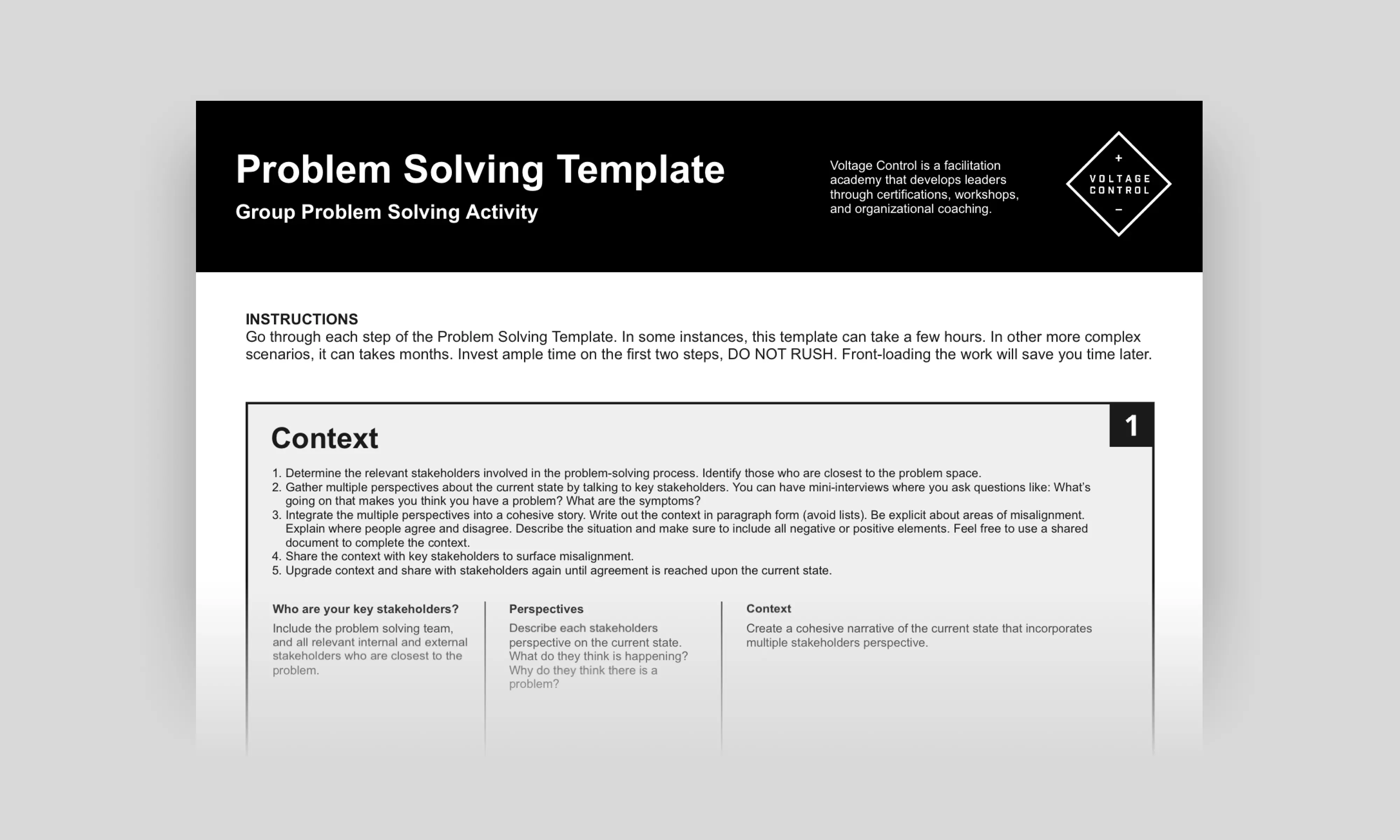 Template cover of GPS: Problem Solving Template