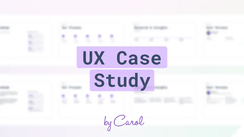 Étude de cas UX