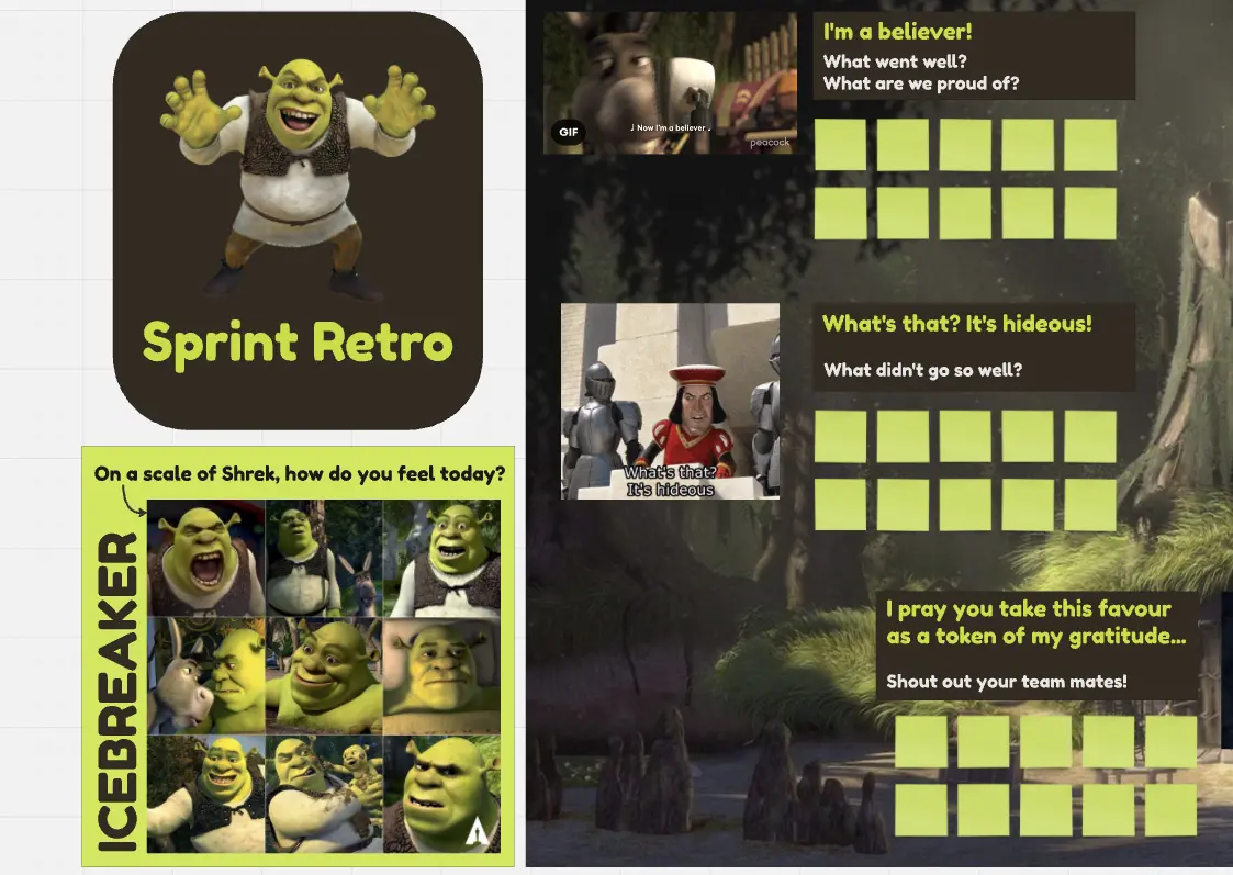 Template cover of Shrek Retro