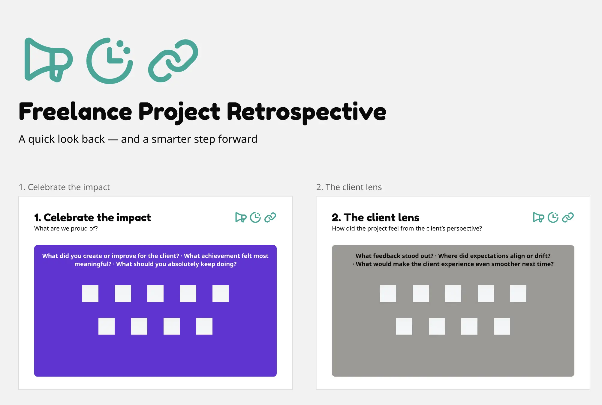 Freelance Project Retrospective