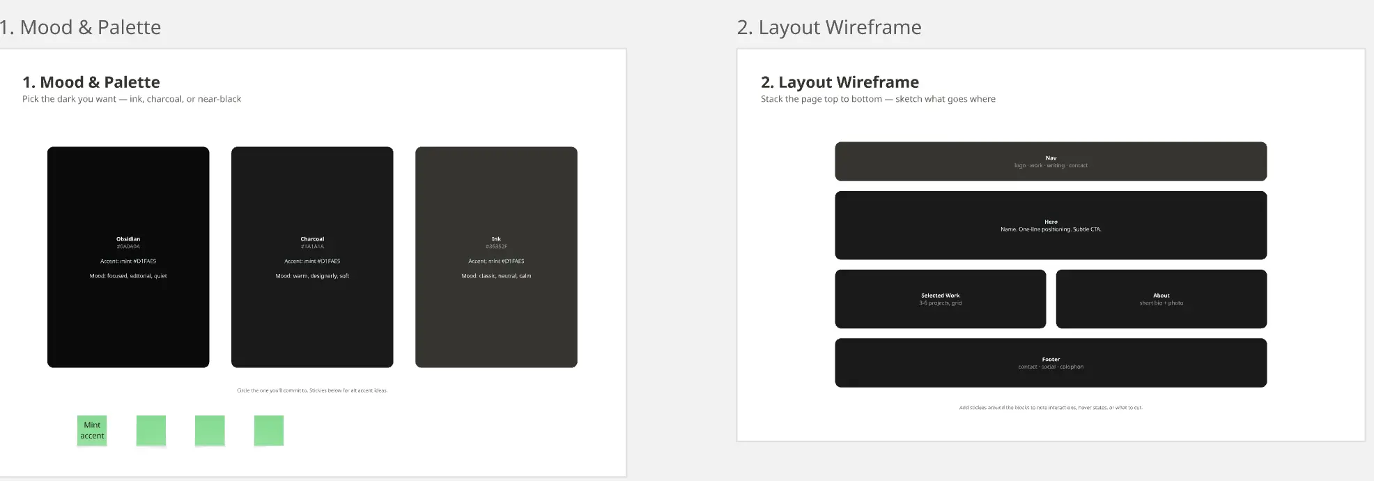 Dark Mode Personal Website