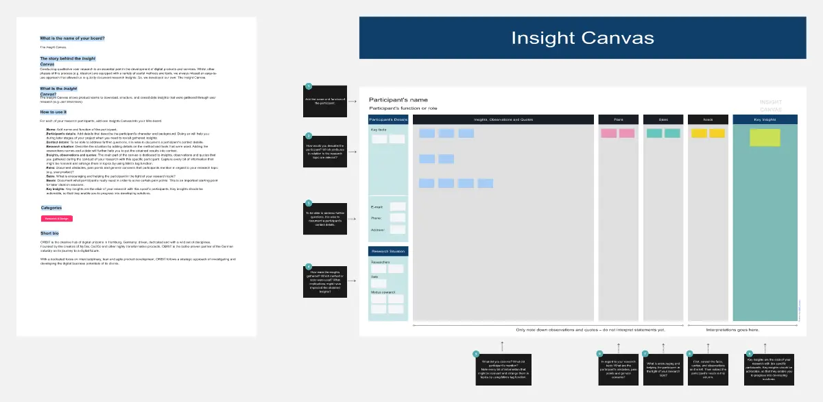 Template cover of The Insight Canvas