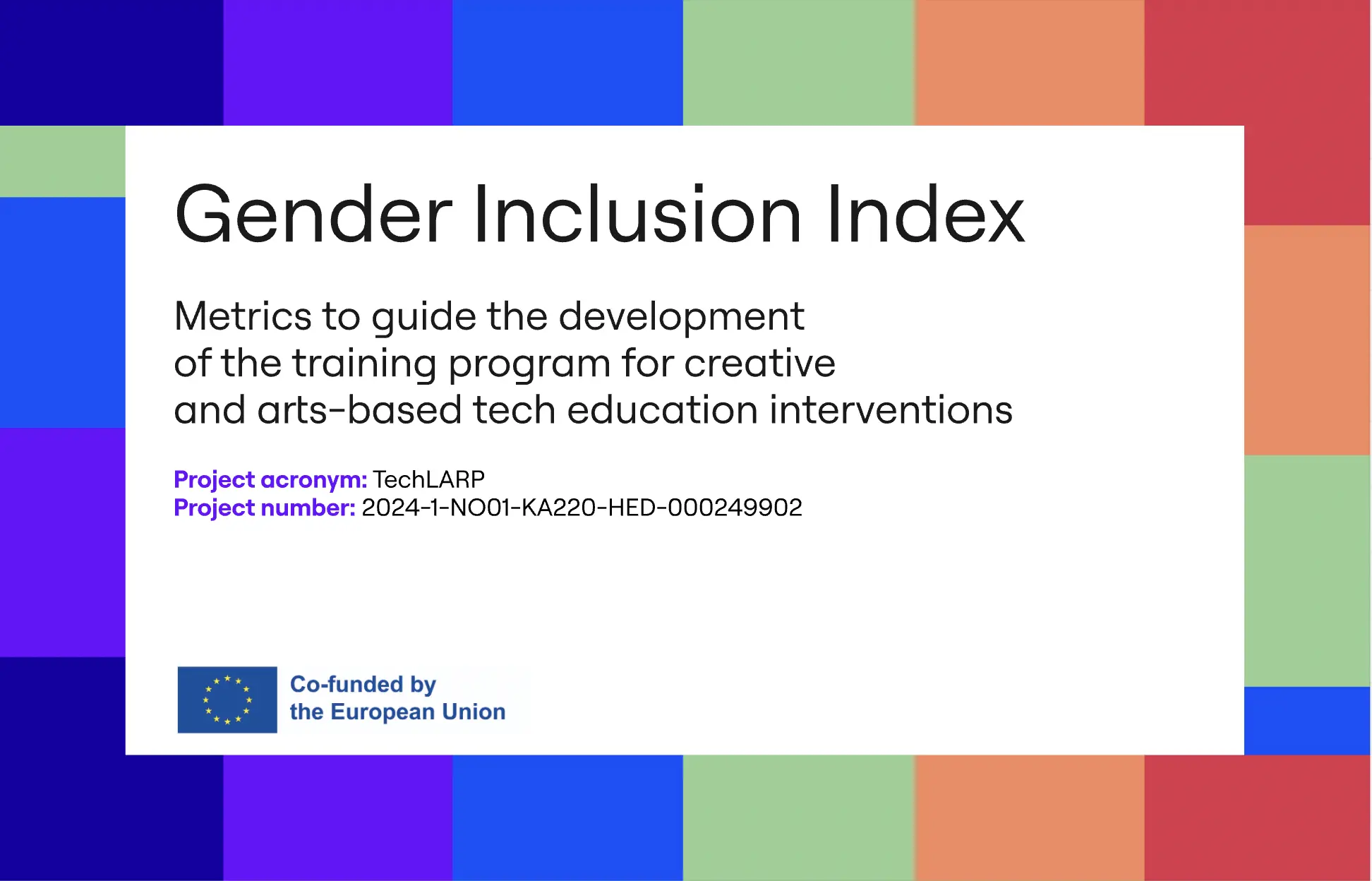 Template cover of Gender Inclusion Index - TechLARP