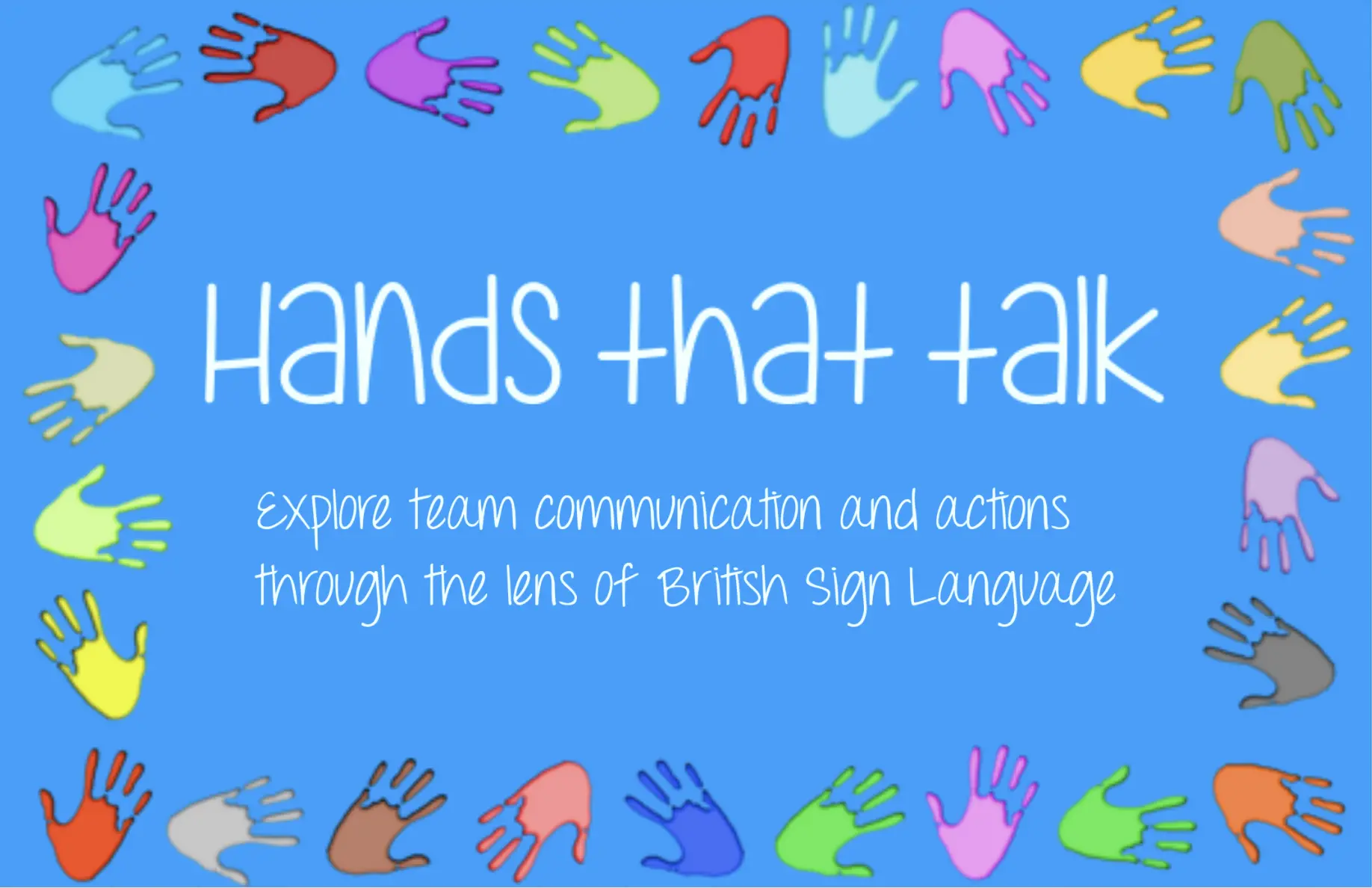 Template cover of Hands That Talk: A Sign Lang-Inspired