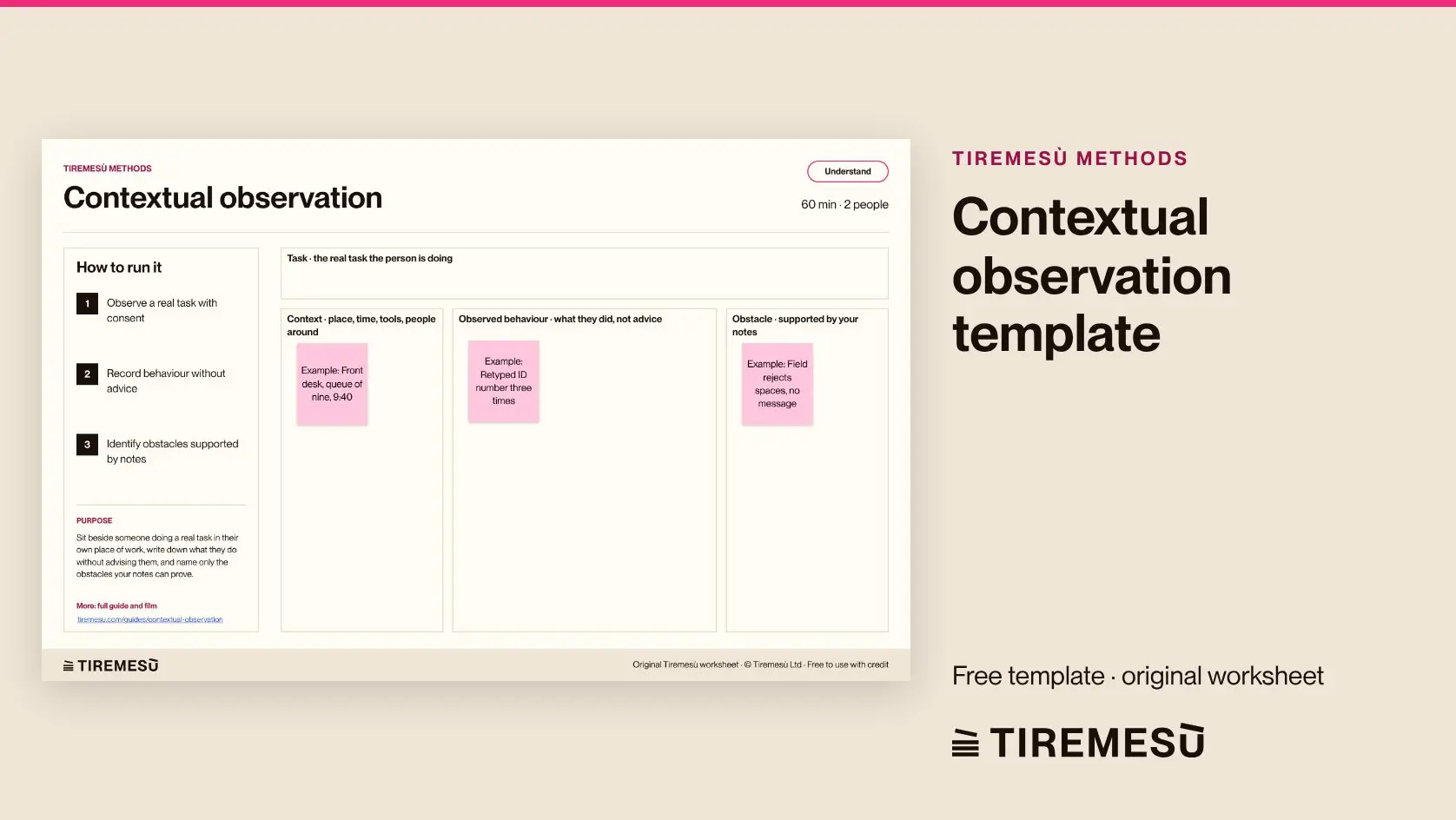 Merchandising Report Example Contextual Observation Template | Miroverse