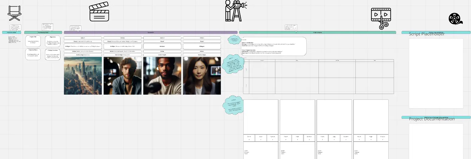 Template cover of Storyboard for Video Production