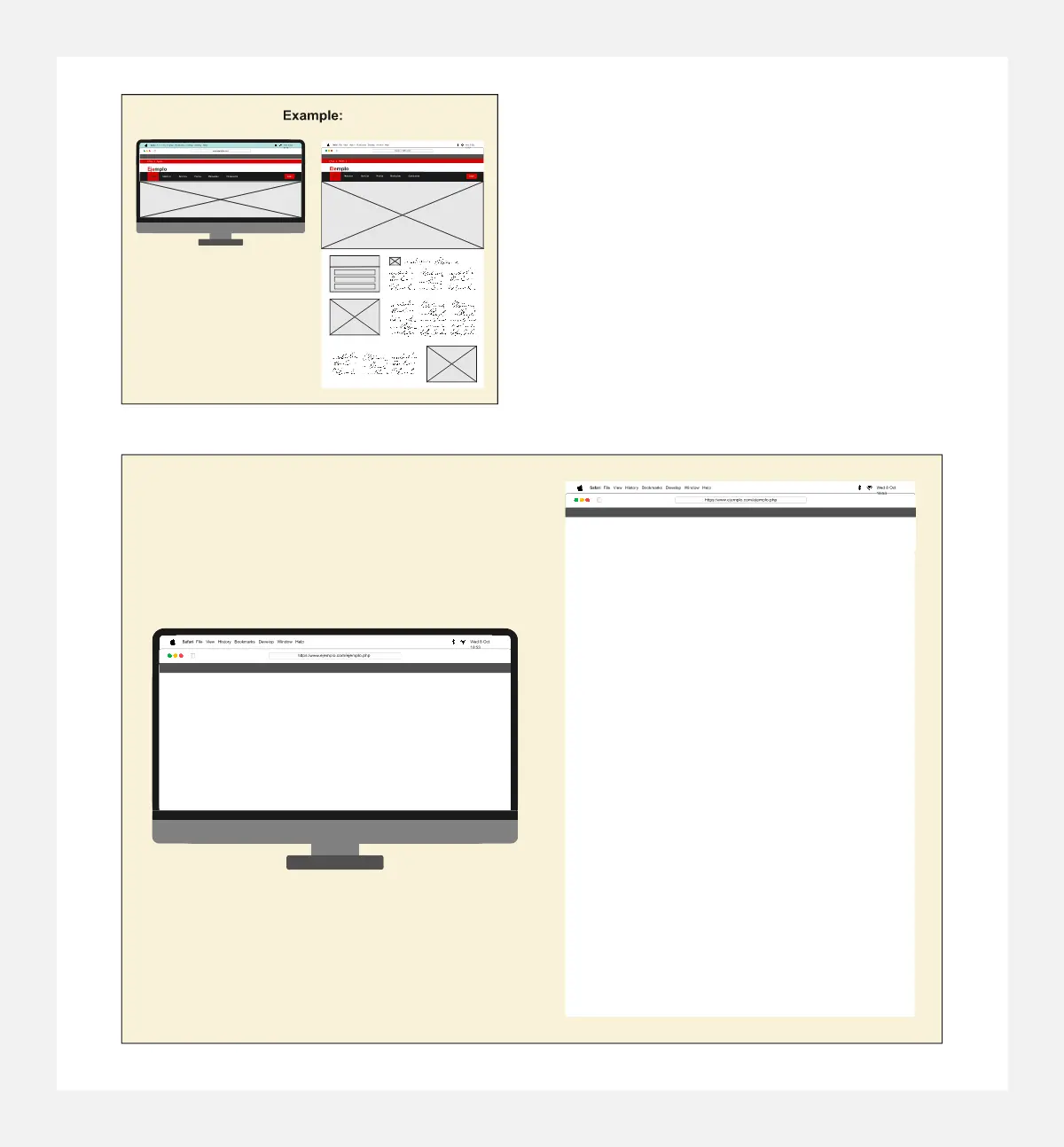 Template cover of Mockup MacOS - PC - WebSite