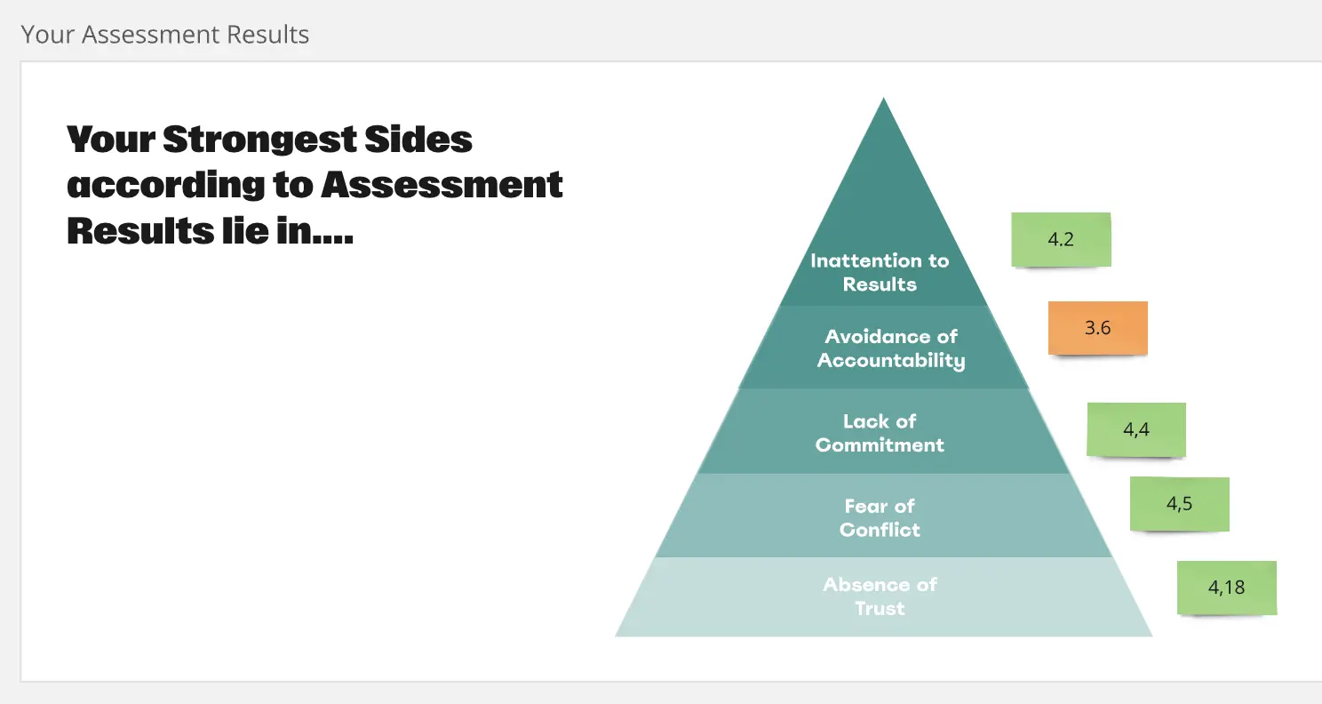 Template cover of 5 Dysfunctions Team Assessment