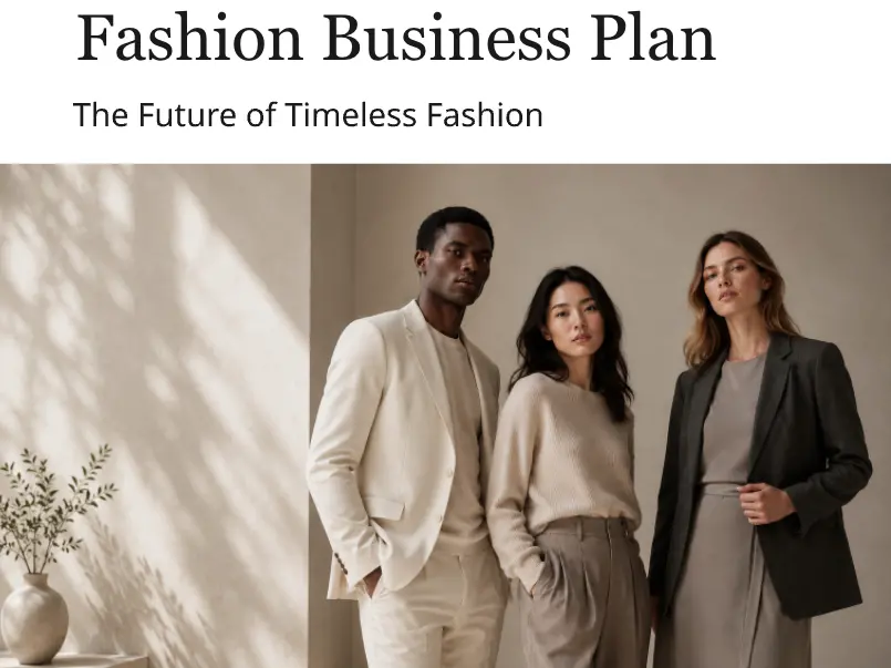 Fashion-Businessplan
