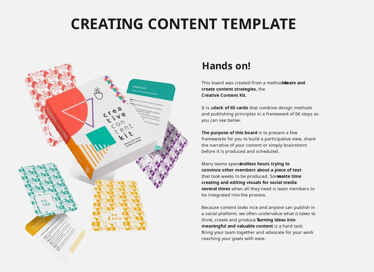 Template cover of Creating Content - Templates 