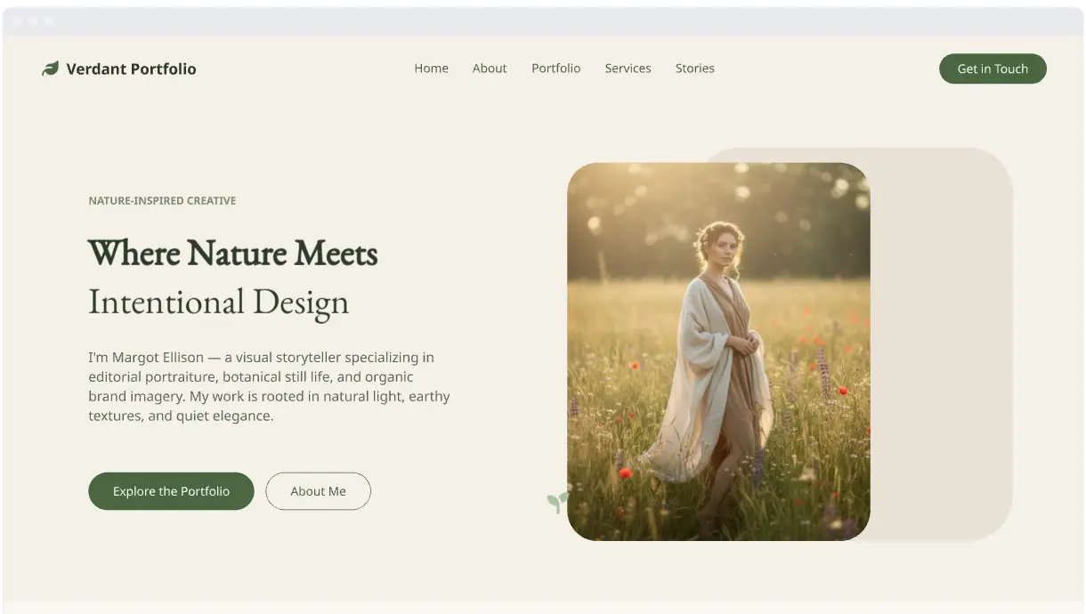 Natural Portfolio Website